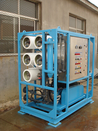 Seawater Desalination System with Reverse Osmosis