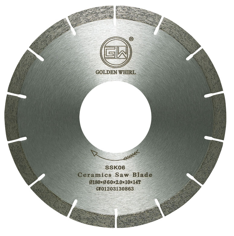 180mm Segmented Sintered Saw Blade for Tile Cutting
