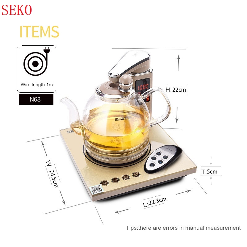 Automatic Shut-Off Tea Maker with Glass Teapot