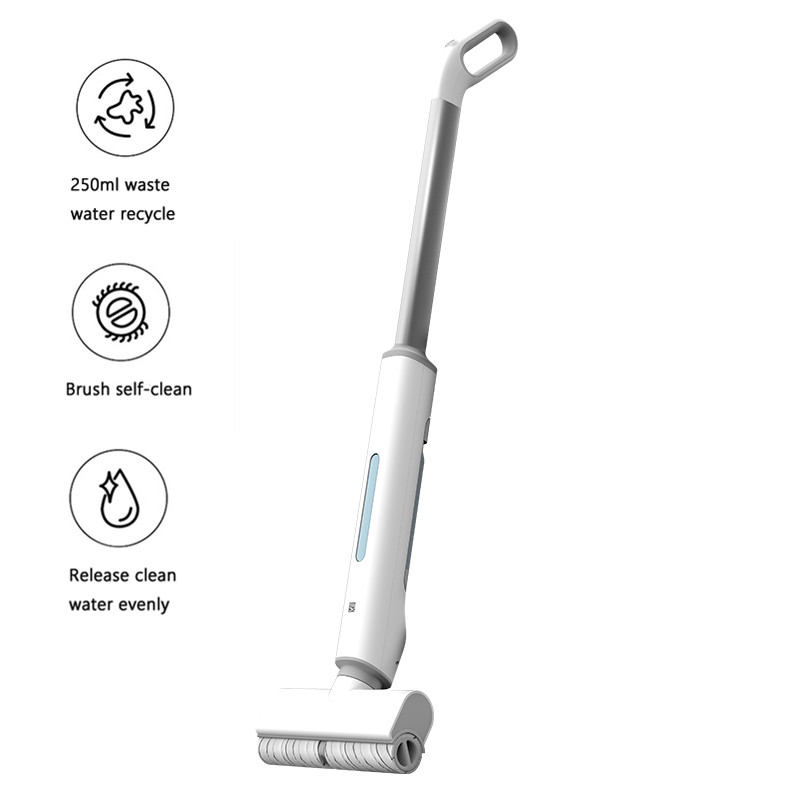 Self-clean Wireless Low Noise Household Cordless Slight Wet Electronic Cleaning Mop - Image 3
