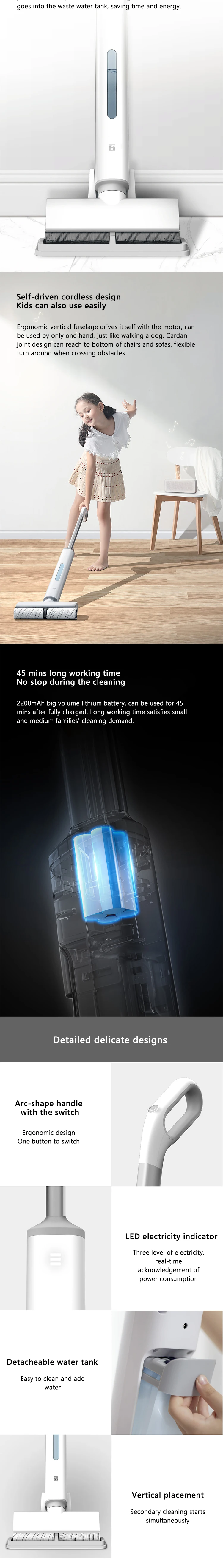 User design features including battery life and ergonomic handle