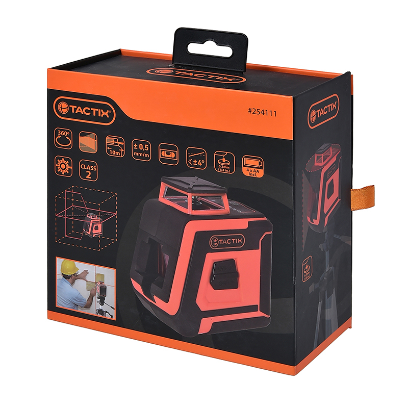 360-Degree Self-Leveling Cross Line Laser