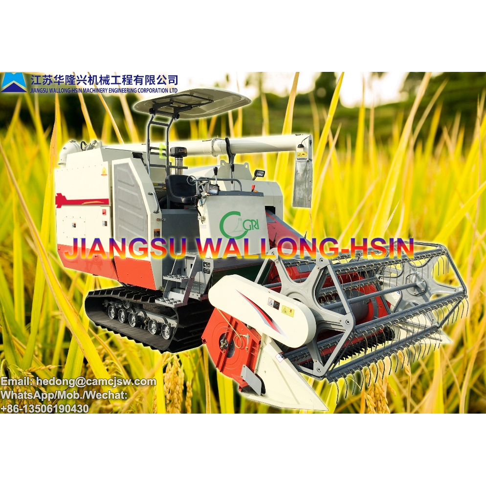 Self-propelled Full-Feed Crawler Combine Harvester CA-128 - Image 2