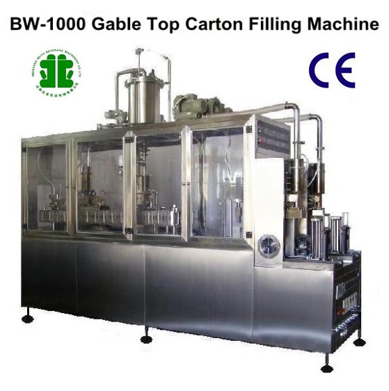 Semi-Auto Gable Top Carton Filling Maching BW-1000 - Image 2