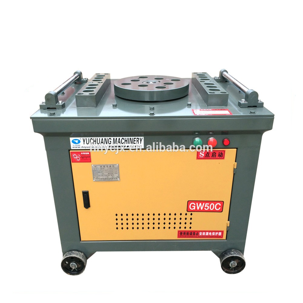 Semi-Automatic Rebar Bending Machine