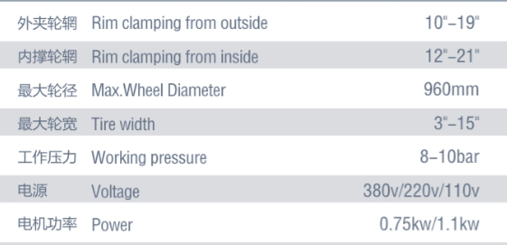 Semi automatic car tire changer - Image 2