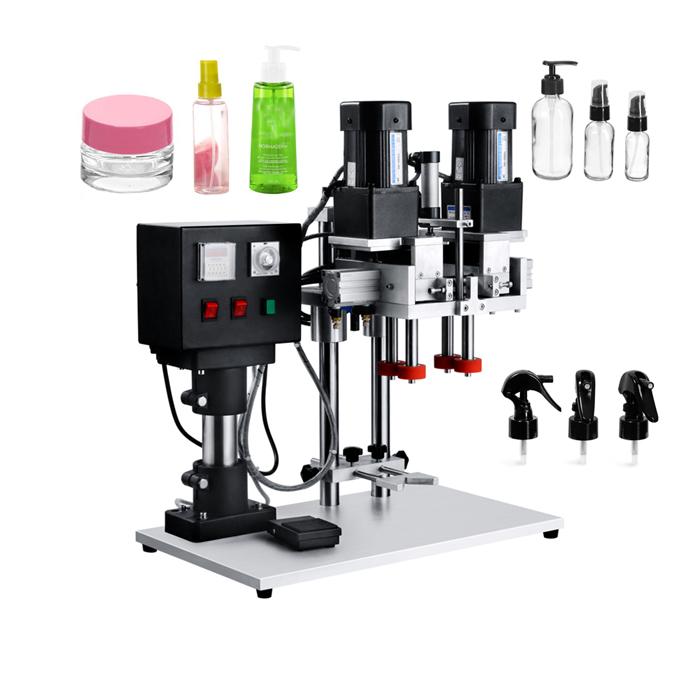 Semi-Automatic Roll-On Bottle Capping Machine