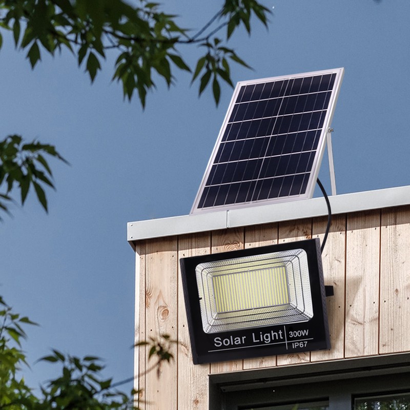 Sensor Warm White Led Flood Light Dc 150w Solar Panel Flood Light Outdoor Ip67 - Image 2