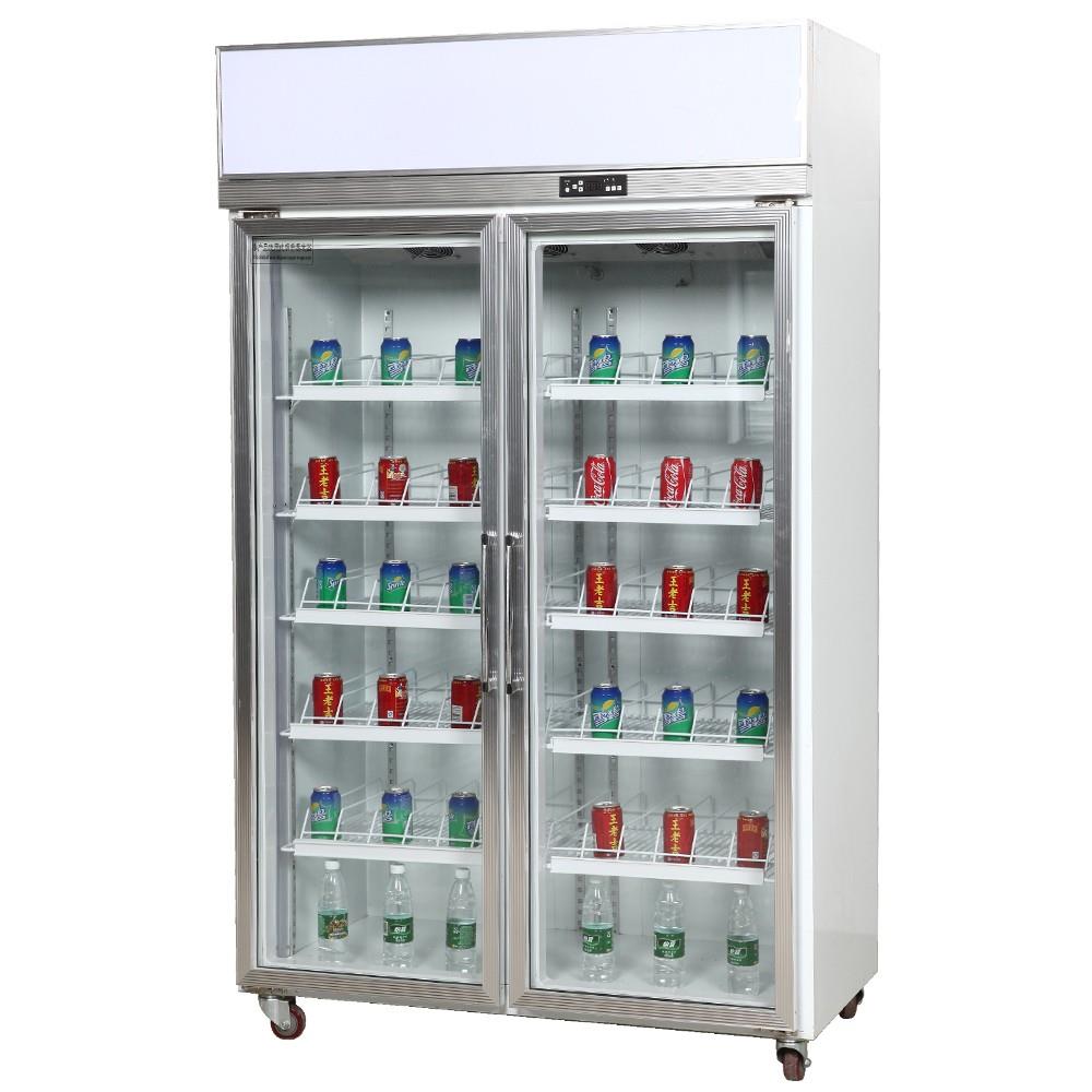 Separate Supermarket Showcase Commercial Beverage Fruit Meat Display Freezer - Image 3