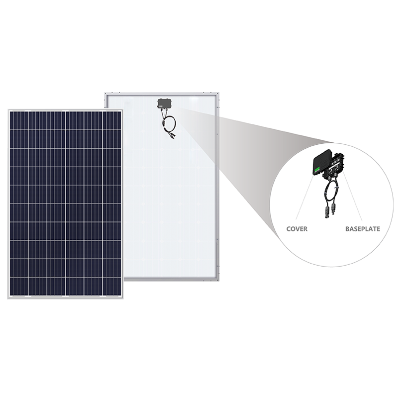 Smart Monocrystalline Solar Panel with Integrated Monitoring