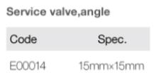 Angled Service Valve for HVACR Systems