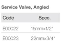 HVAC Angled Service Valve