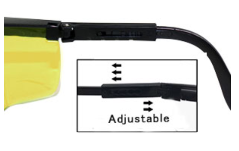 SG13 A/C adjustable Safety glasses Goggles with Anti-fog Anti-Scratch Lens Goggles - Image 2