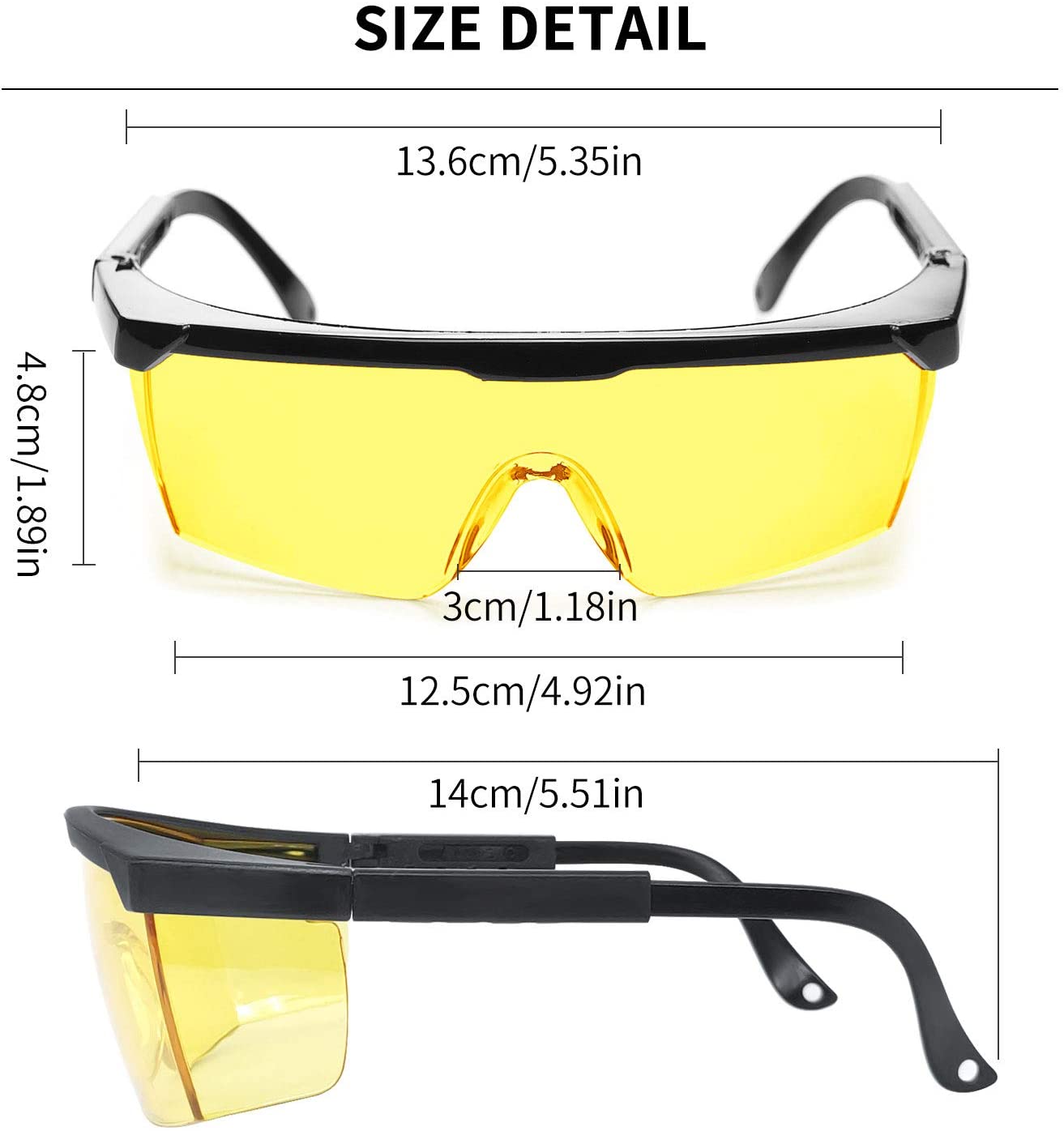 Adjustable Anti-Fog Safety Goggles