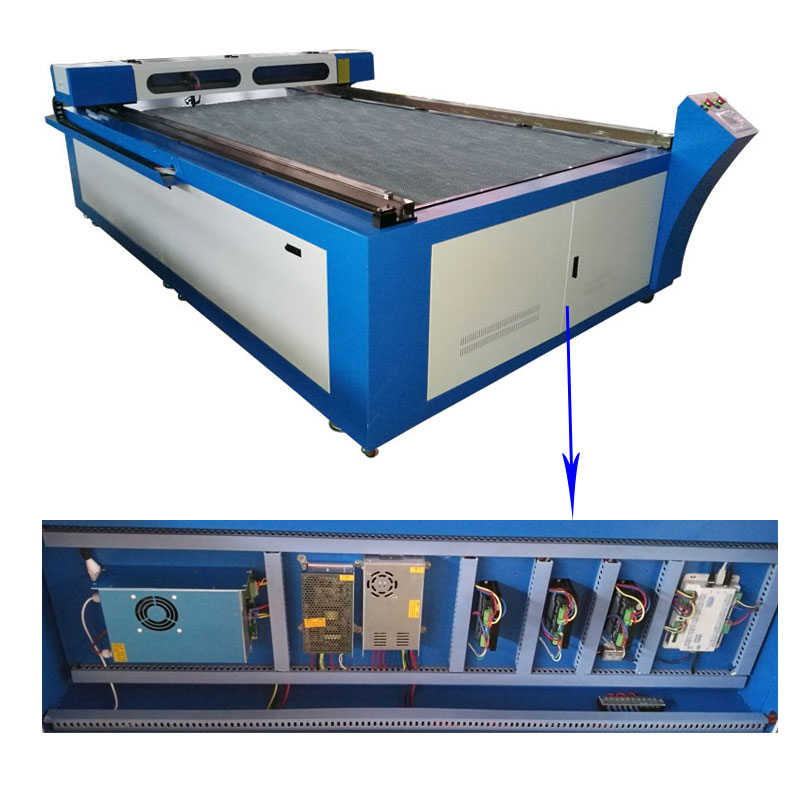 Internal hardware and honeycomb table of the laser cutting machine