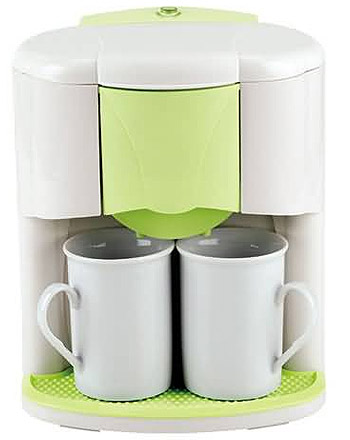 Dual-Cup Electric Drip Coffee Maker