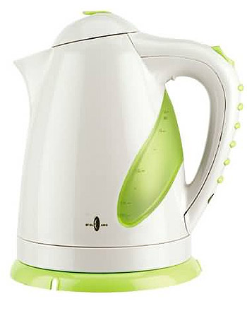 Electric Kettle with Green Accents