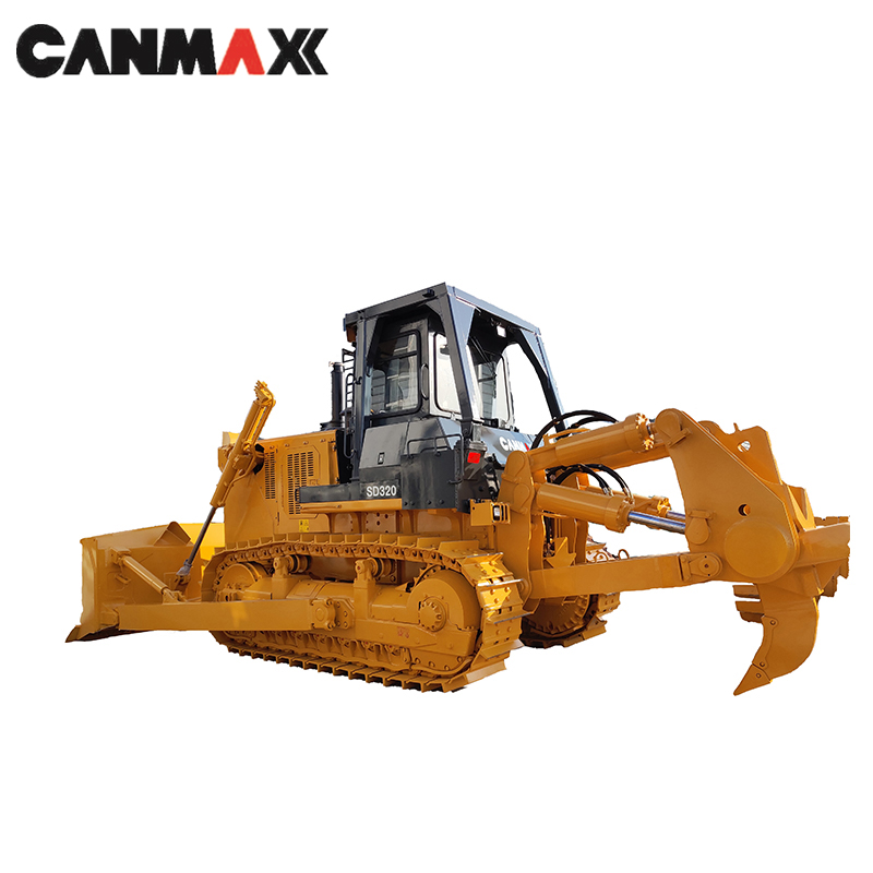 Shanghai CANMAX 320hp SD320 Hydraulic Crawler Bulldozer cheap price for sale - Image 3
