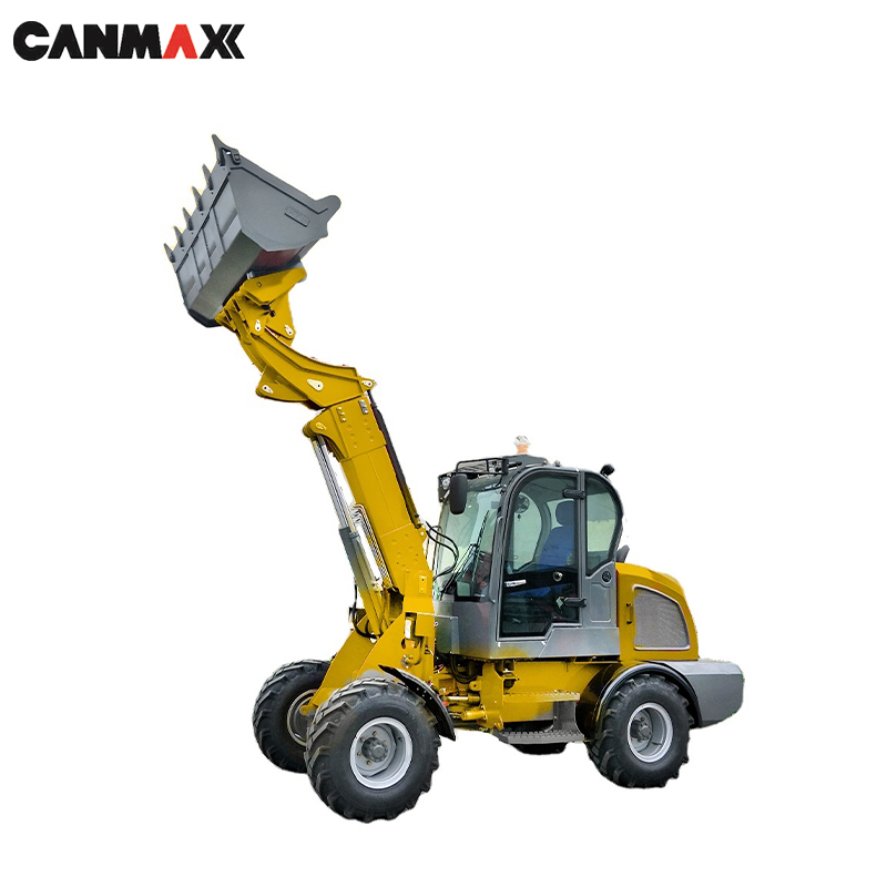 Shanghai CANMAX CM809T 1ton telescopic boom loader price for sale - Image 3