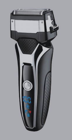 Rechargeable Multi-Blade Electric Shaver with Digital Display