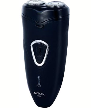 Cordless Electric Shaver with Dual Rotary Blades