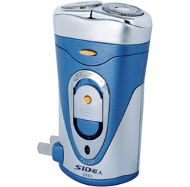 Rechargeable Dual-Blade Electric Shaver with Trimmer