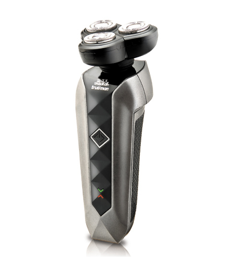 Rotary Electric Shaver with Multi-Blade Head