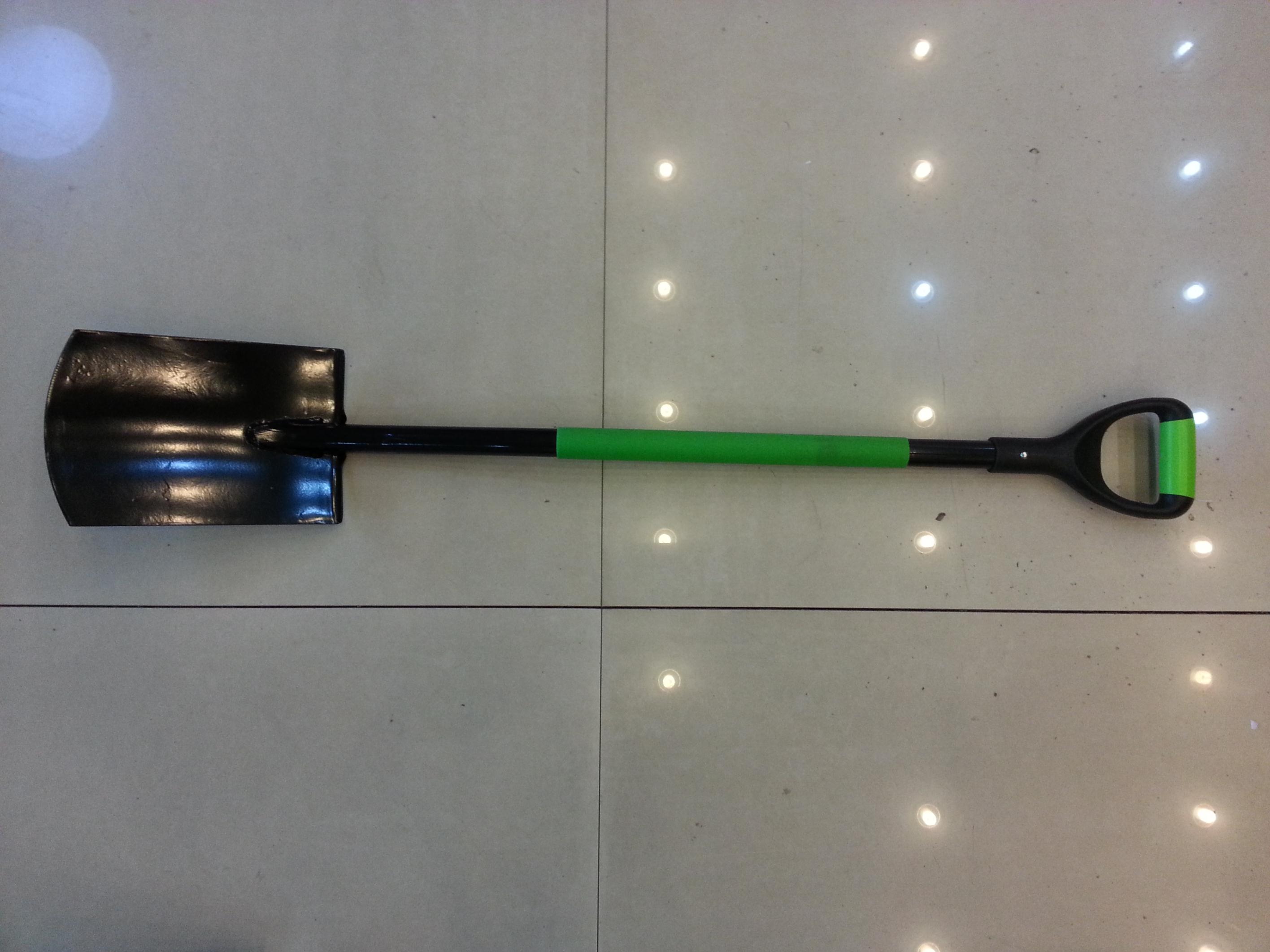 Steel Blade Garden Shovel with Grip Handle
