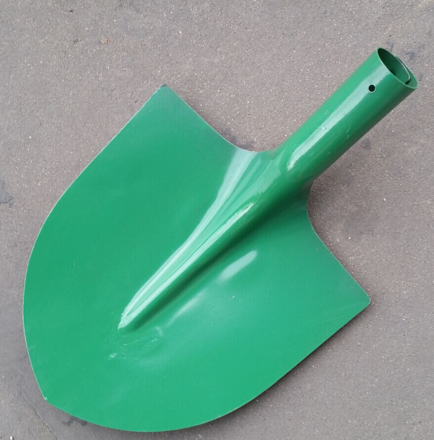 Green Metal Shovel Head for Gardening