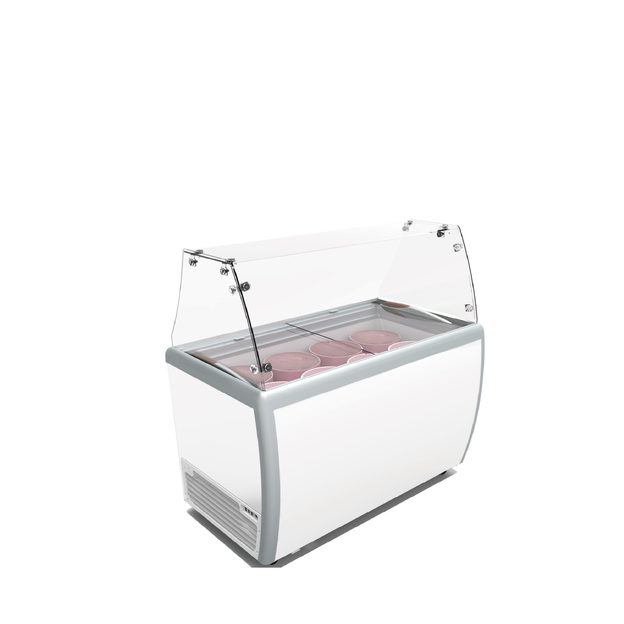 Showcase Freezer/Flat Sliding Glass Lids Freezer/Glass Door Freezer/Icecream Freezer Showcase - Image 2