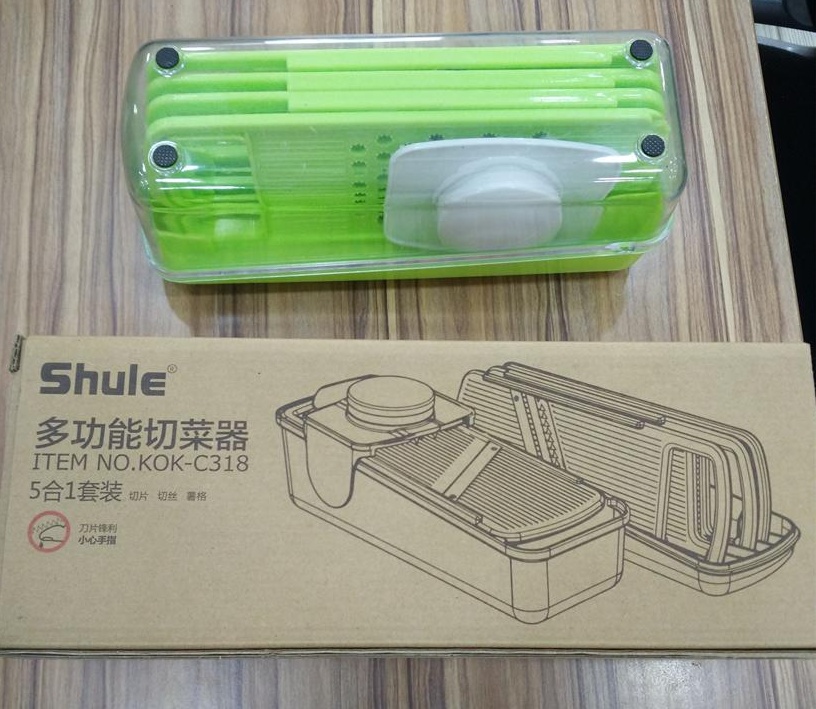 Shule Manual Multi-functional Plastic Vegetable Chopper - Image 2