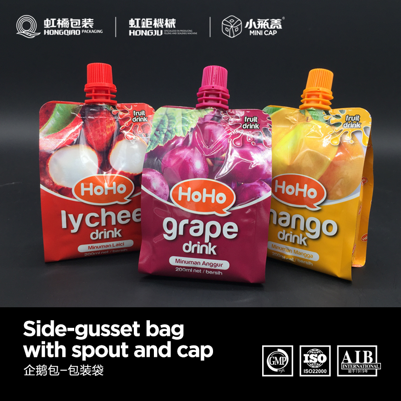 Spouted Side Gusset Liquid Pouch