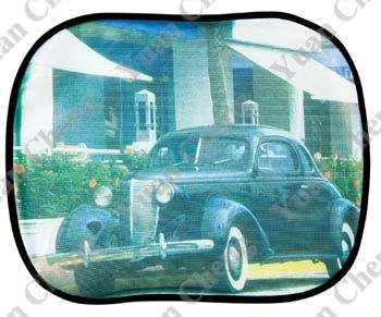 Automotive Window Sun Shade with Classic Car Design