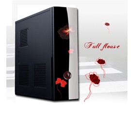PC Case with Floral Design