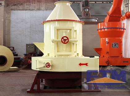 Front view of the industrial Micro Powder Grinding Mill structure