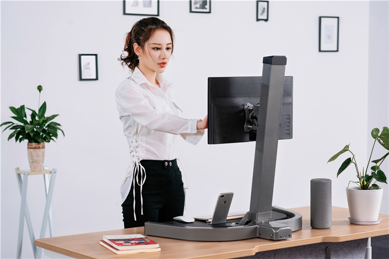 Single Display Height Adjustable Monitor Lifted Stand for 13''-32'' Monitor screens-HDWG00 - Image 3