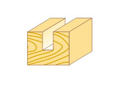 Single Flute Straight Router Bit