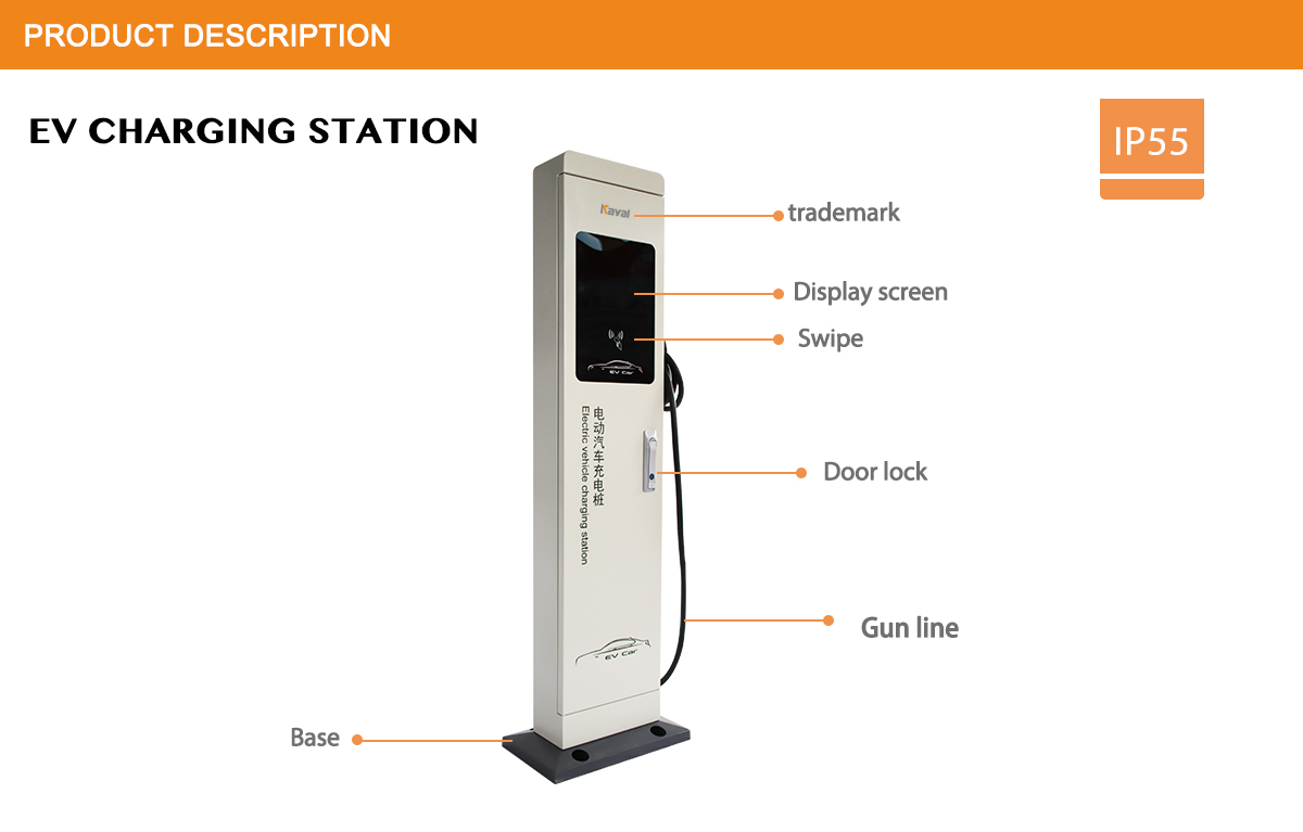Charging station interface and components