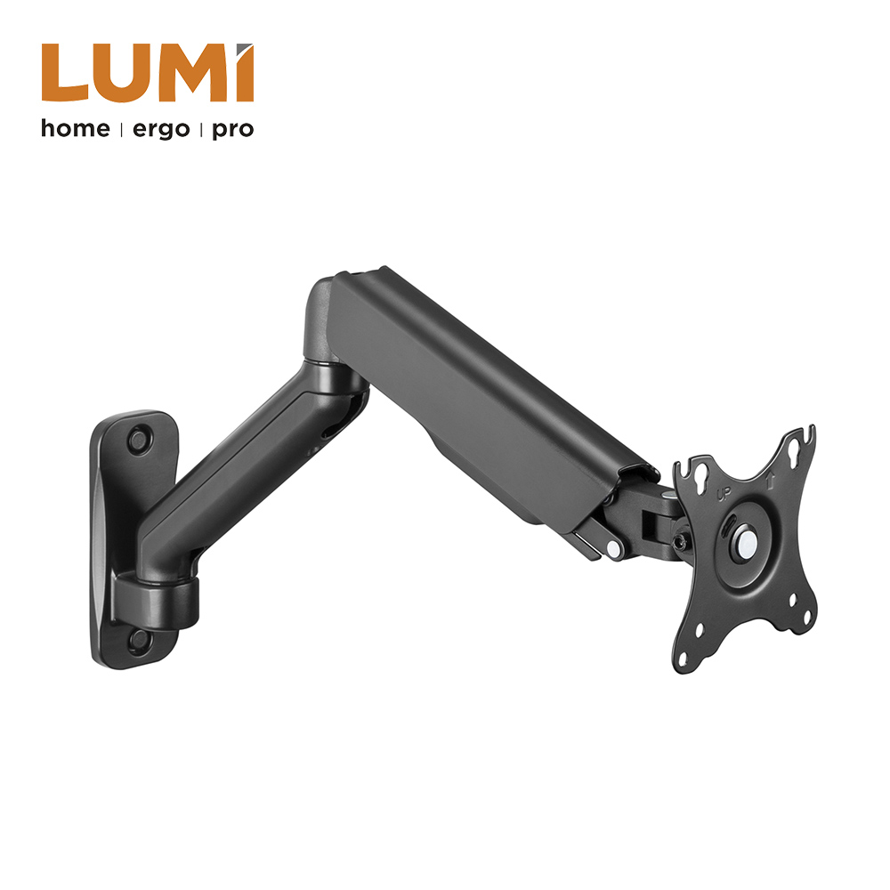 SINGLE MONITOR ELEMENTAL WALL-MOUNTED GAS SPRING MONITOR ARM - Image 2