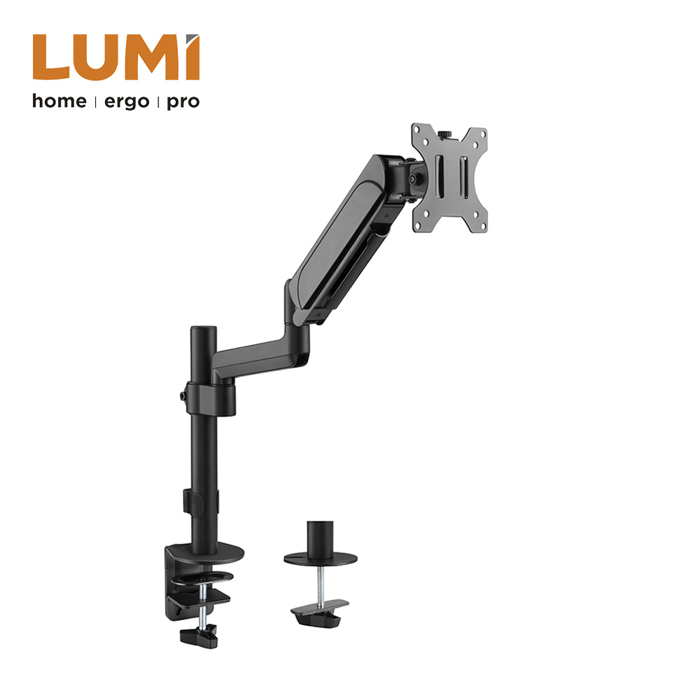 SINGLE MONITOR POLE-MOUNTED GAS SPRING MONITOR ARM - Image 2