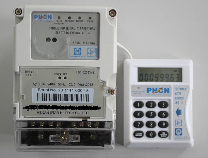 single phase split prepaid electric energy meter - Image 3