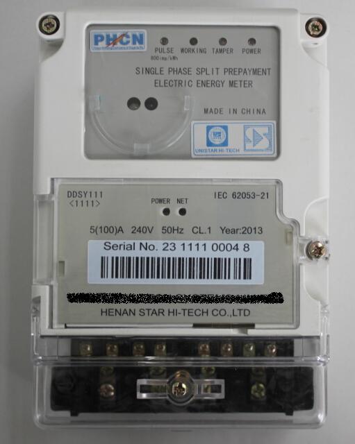 single phase split prepaid electric energy meter - Image 2