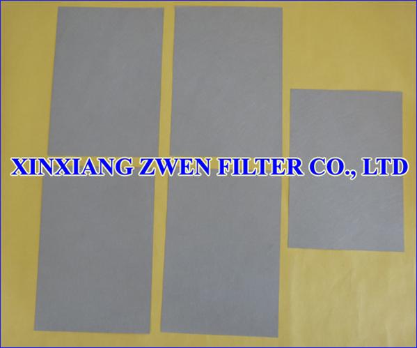 Sintered Metal Fiber Filter Media