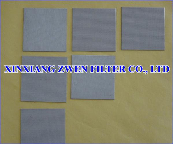 Sintered Porous Metal Filter Plate