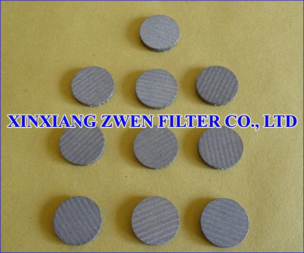 Sintered Wire Mesh Filter Disc