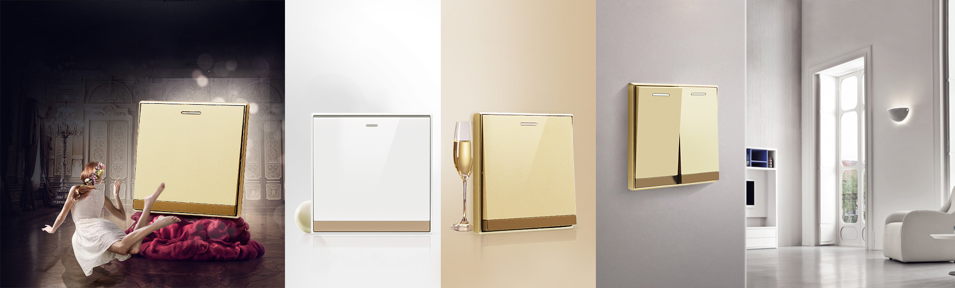 Sirode British 768 series wall switch and socket display
