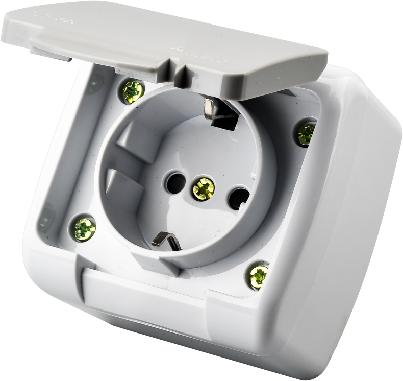 Surface Mounted European Standard Wall Switch and Socket IP54