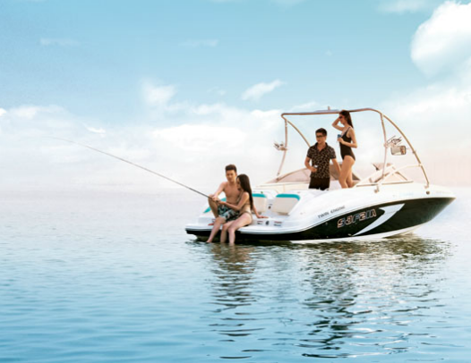 Sport Boat with Jet Propulsion
