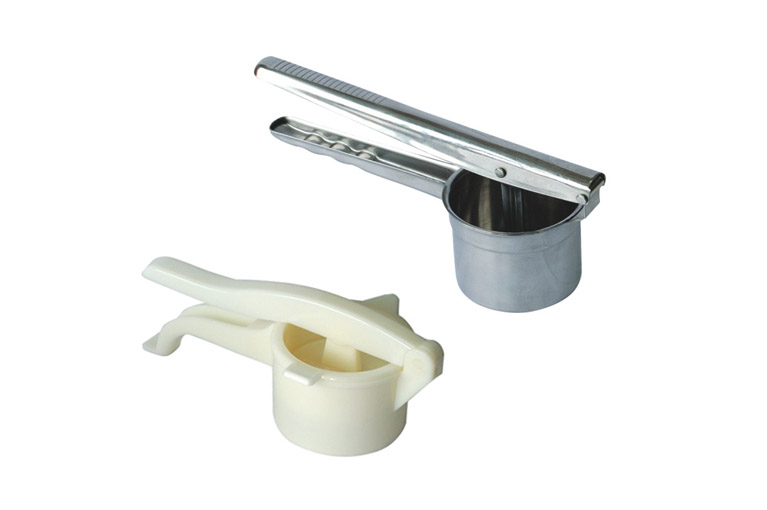 Garlic Press Set with Stainless Steel and Plastic Options