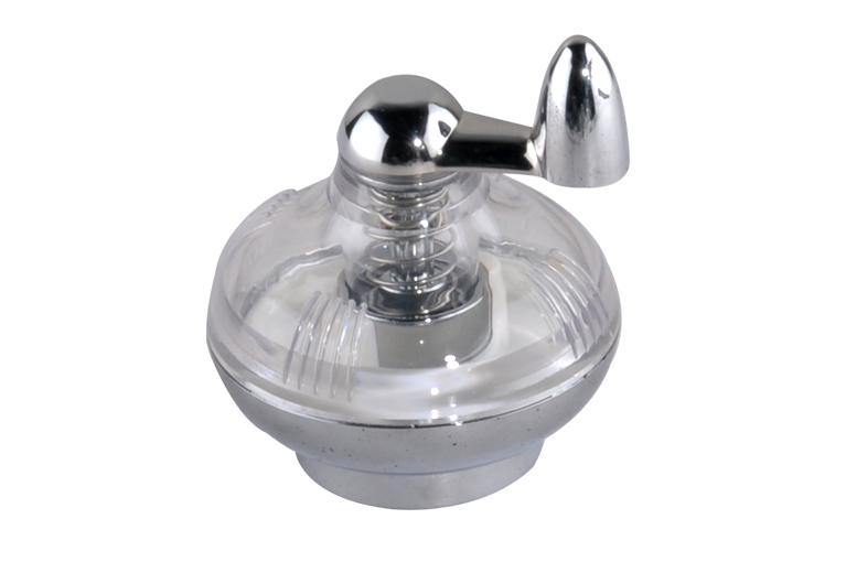 Chrome Lever Actuator Switch with Transparent Housing